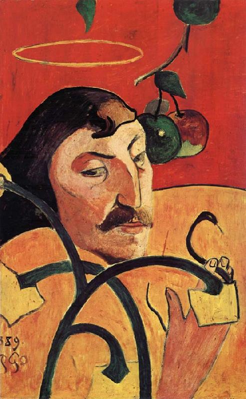 Paul Gauguin Portrait cbarge de Gauguin